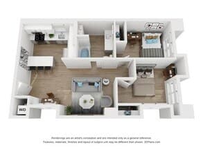 Penthouse East Private floor plan