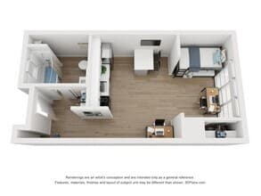Sterling Allston B3 Standard Renovated floor plan