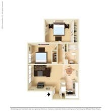 2x1M 110 floor plan