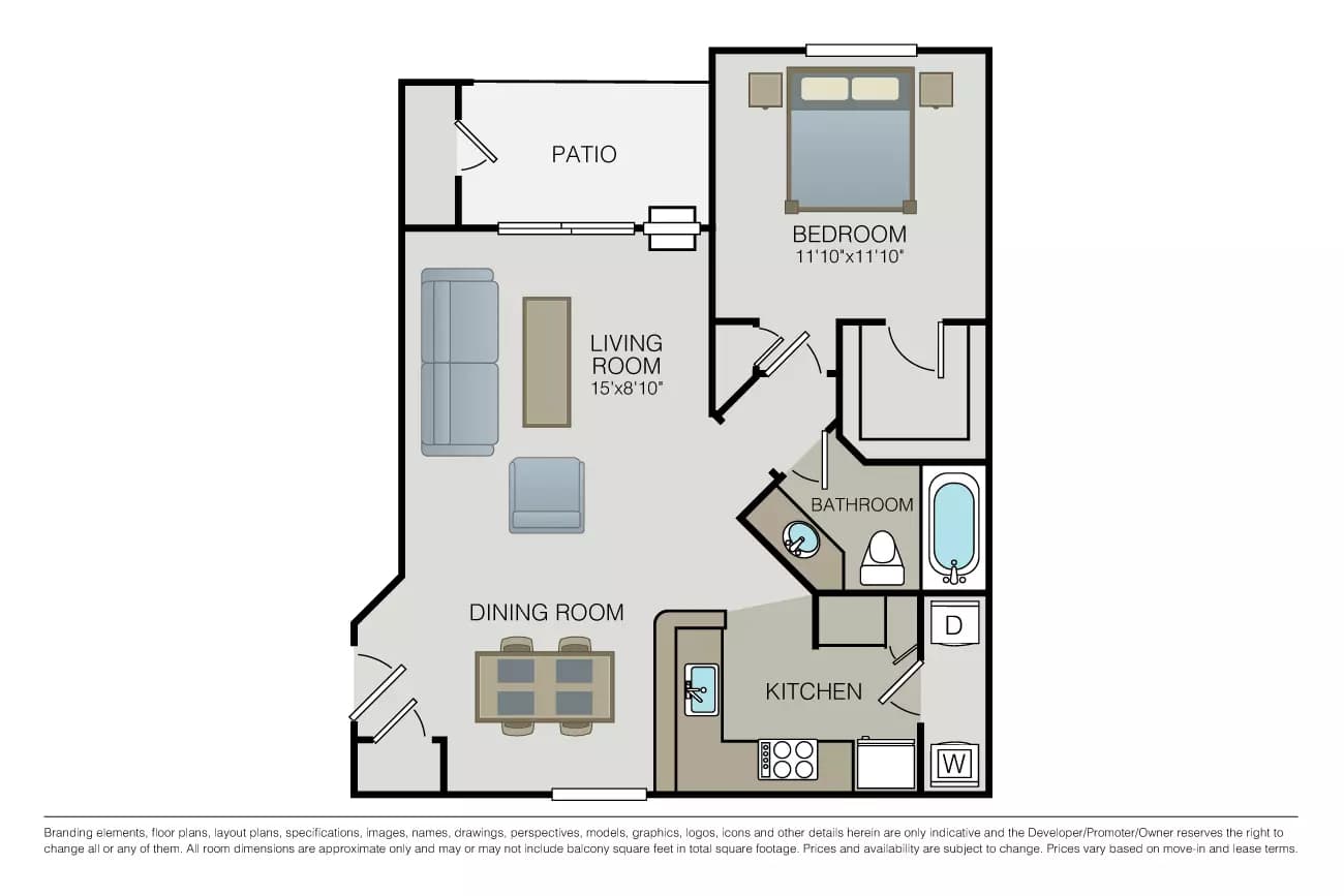 The Atherton 413 floor plan