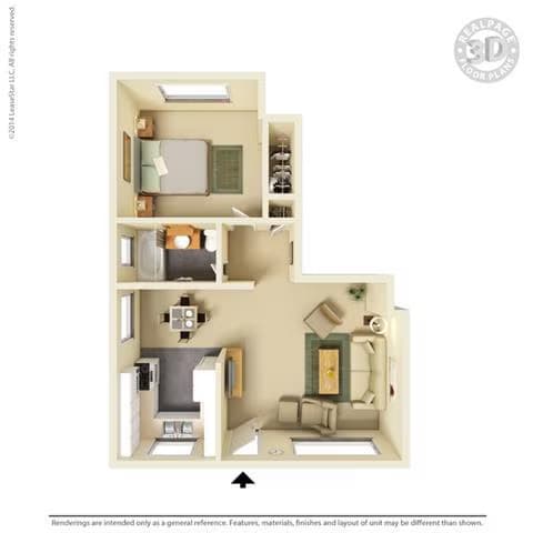 Unit 1020-1 1012-1 floor plan