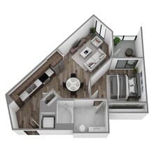 E 612 floor plan