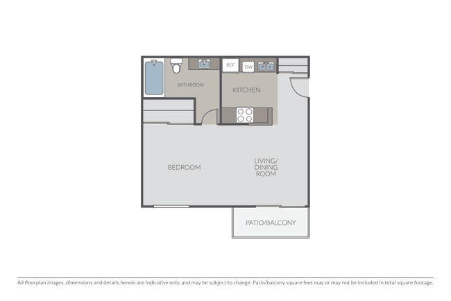 Studio • 1 Bath
3D Tour F1130 floor plan
