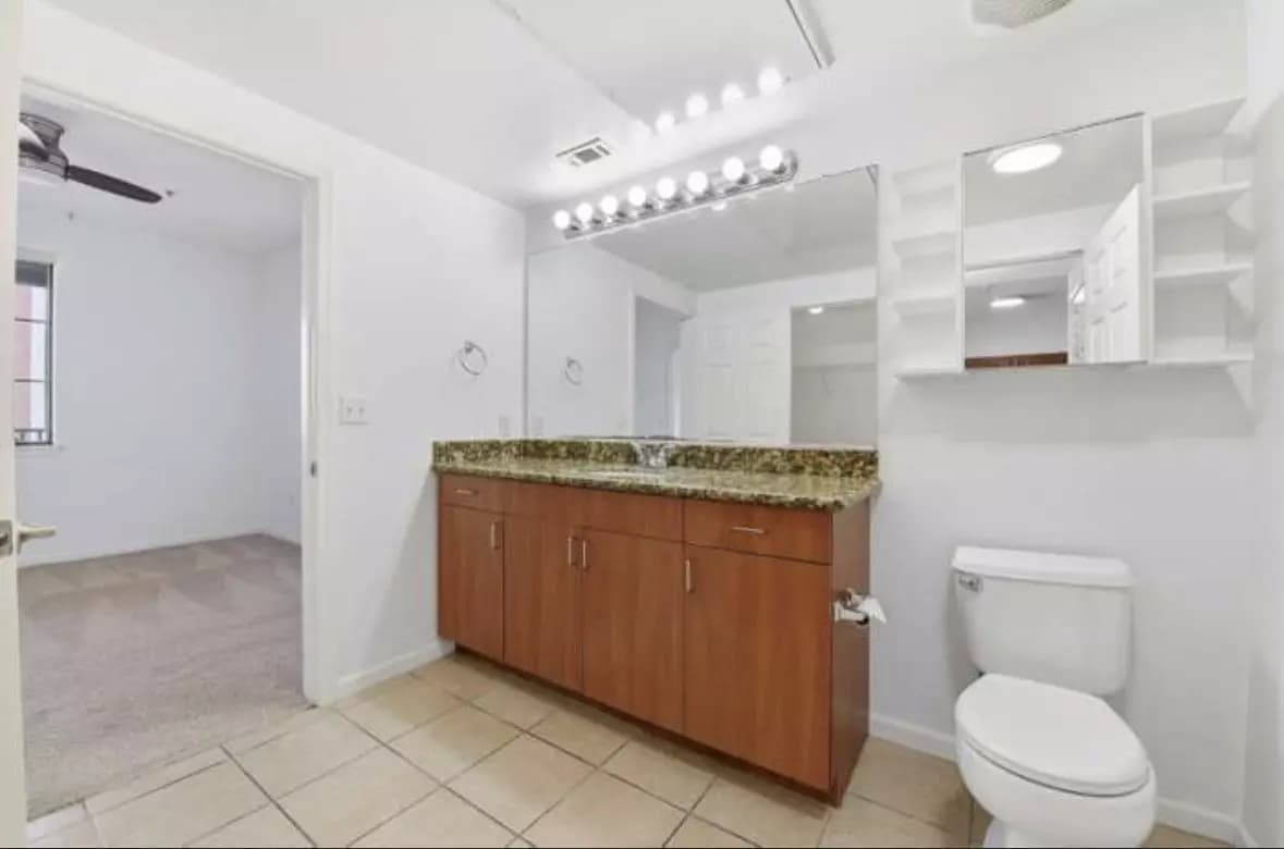 1 bed, 1 bath floor plan