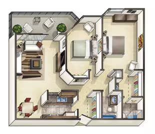 B2 4-4218 floor plan
