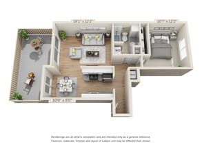 B floor plan