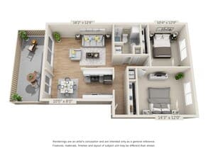 D floor plan