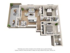 E floor plan