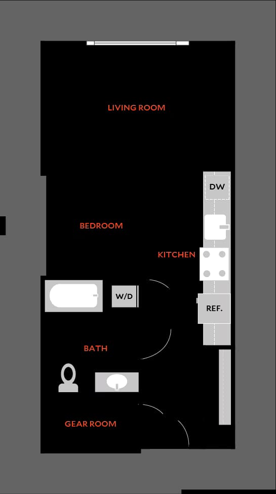 Studio B 5313 floor plan