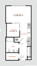 Studio B 5113 floor plan