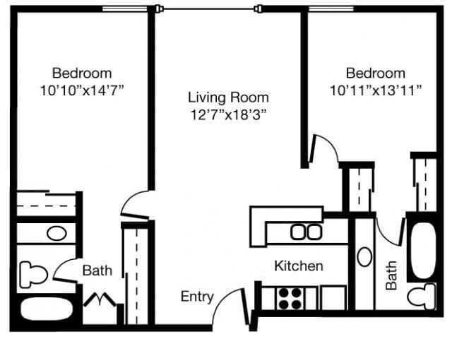 972 00S-201 floor plan