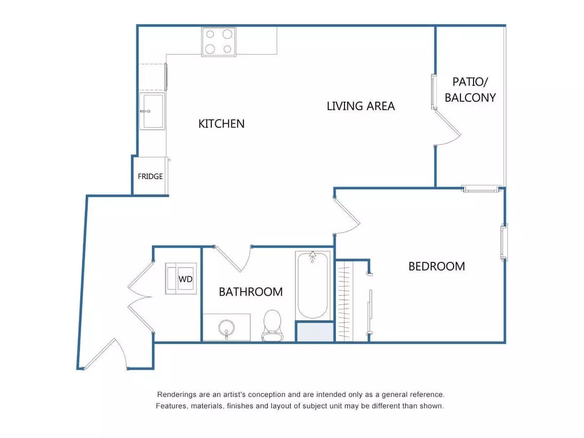 Unit 501 501 floor plan