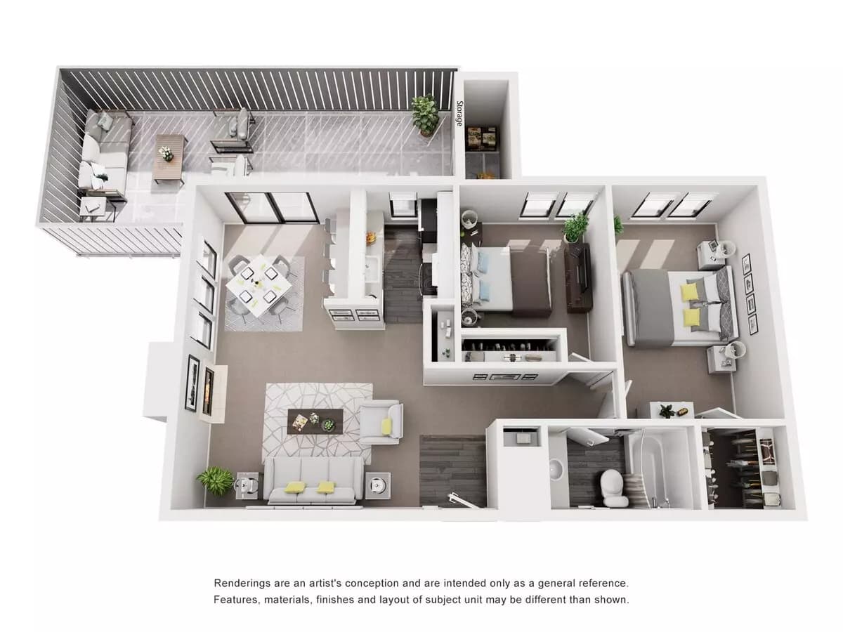Unit G G floor plan