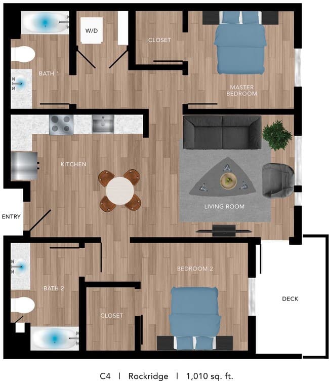 C4 Rockridge 424 floor plan