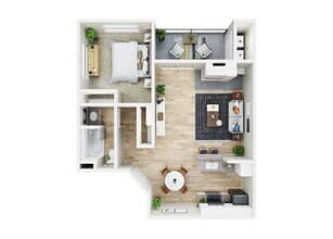 A1 4-201 floor plan