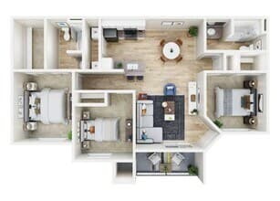 C1 3-203 floor plan