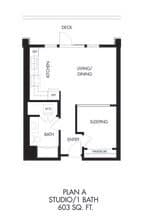 Plan A 738 floor plan