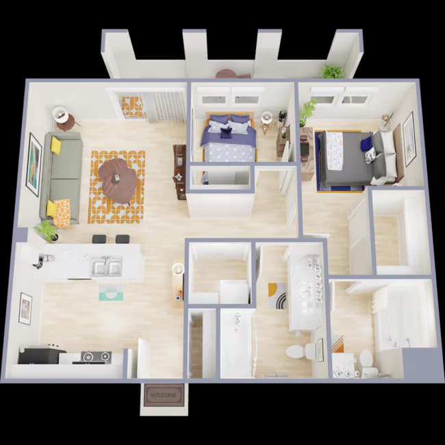 The Colony D108 floor plan
