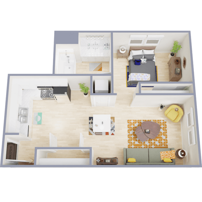 The Milan A314 floor plan