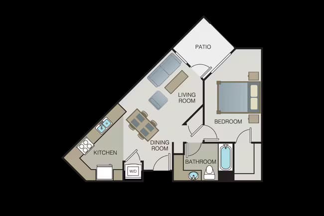 Plan 1C 203 floor plan