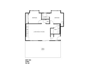 2 Bedroom A floor plan