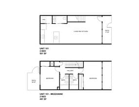 2 Bedroom D floor plan