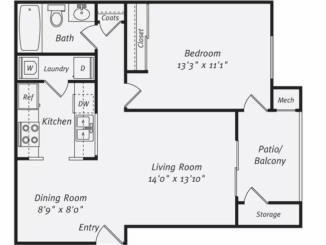 A3G 964-7104 floor plan