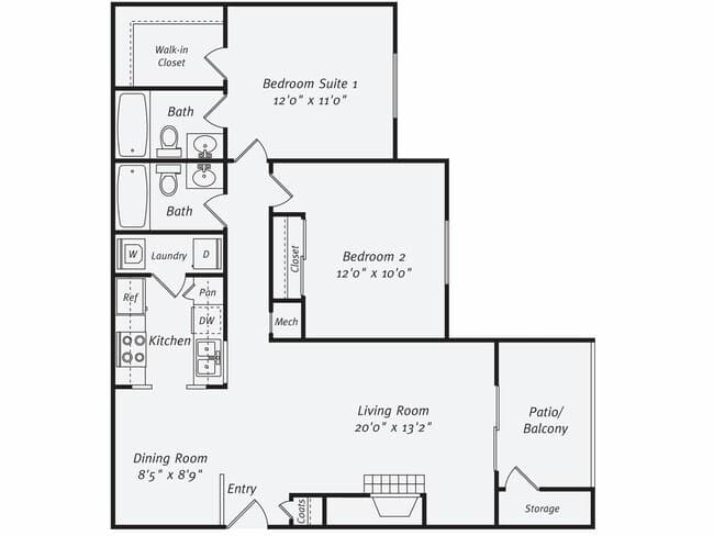 B3G 975-9304 floor plan