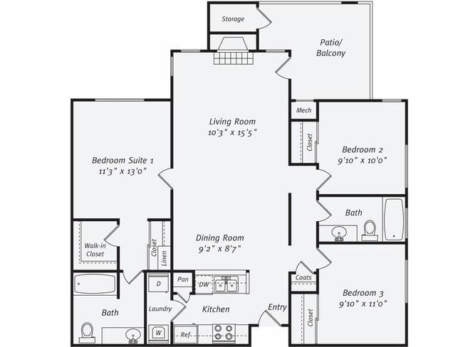 C1G 918-2301 floor plan