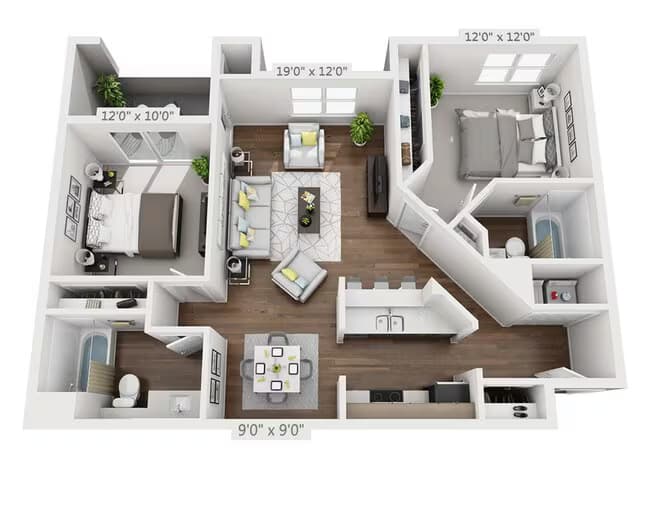 Unit 2210 2210 floor plan