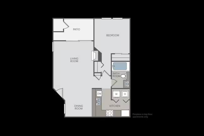 1 Bed • 1 Bath
3D Tour 08-821 floor plan