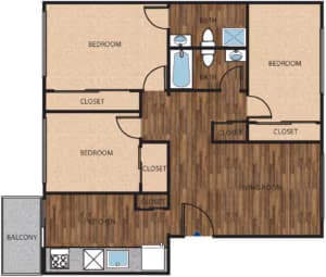 3x2 126 floor plan