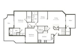 C1 - Traditional G107 floor plan