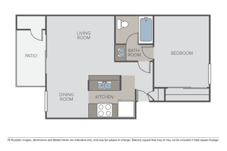 1 Bed • 1 Bath
3D Tour 424 floor plan