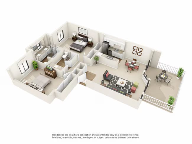 2x2 GR2 34A floor plan