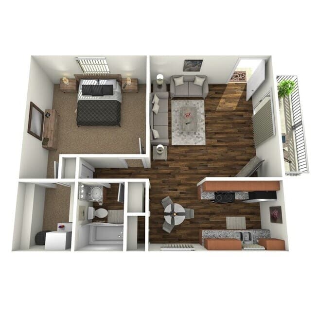 Unit F-5 G-1 floor plan