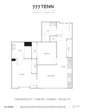 The Bartlett + Den floor plan