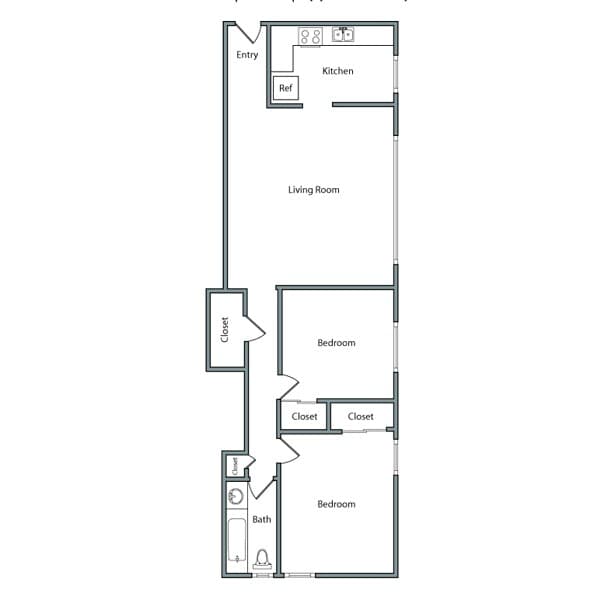 Plan 2 B floor plan