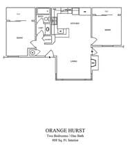 Orange Hurst 5644 floor plan