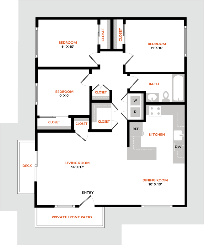 Plan 3A 1674A floor plan