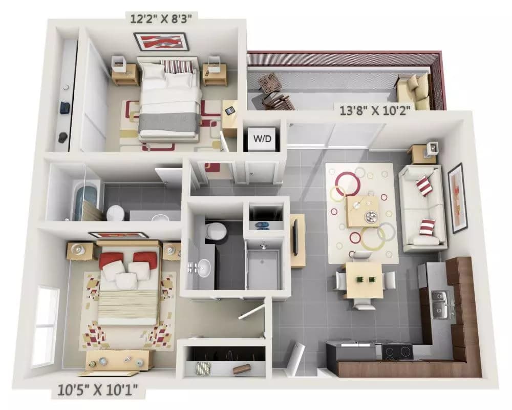 Balboa (B2C) 3033 - 210 floor plan