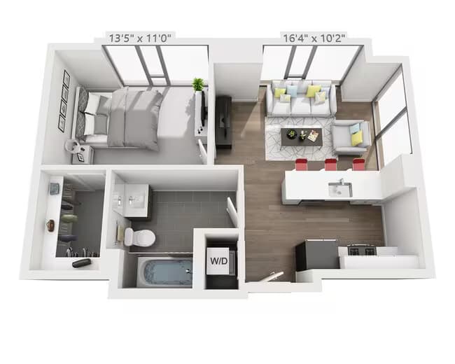A1A 822 floor plan