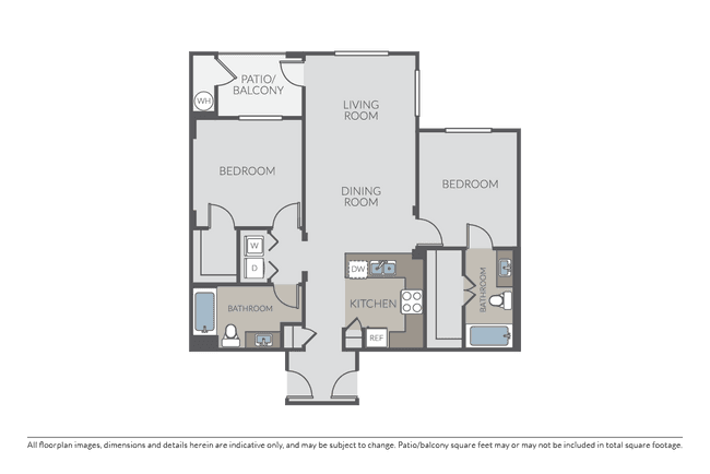 2 Beds • 2 Bath
3D Tour CO04415 floor plan
