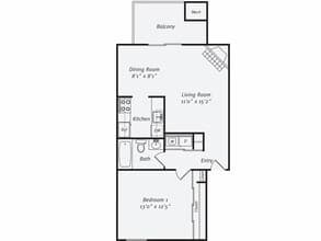 A1 00B-1873 floor plan