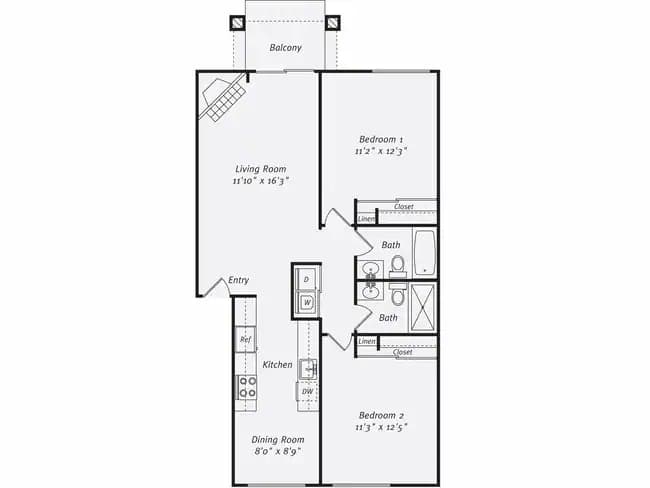 Unit 00Q-1805 00Q-1805 floor plan