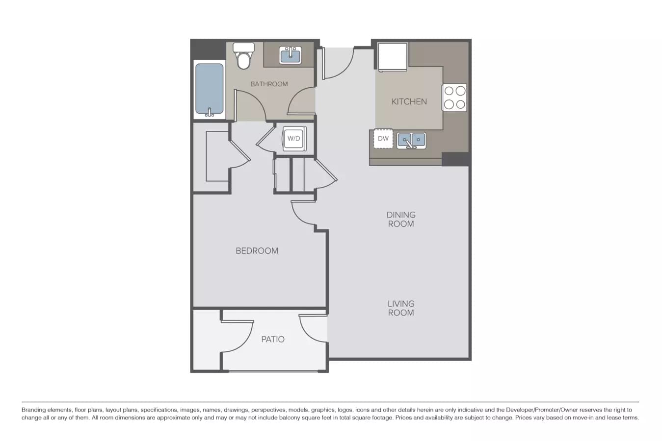 Plan 1B A177 floor plan