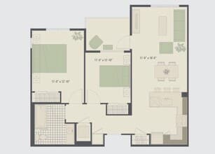 2x1 floor plan