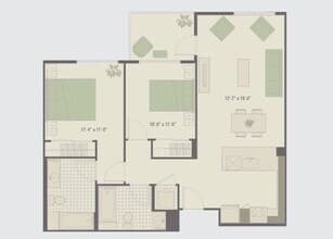 2x2 floor plan