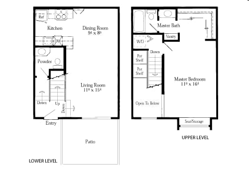 Aspen Townhome floor plan