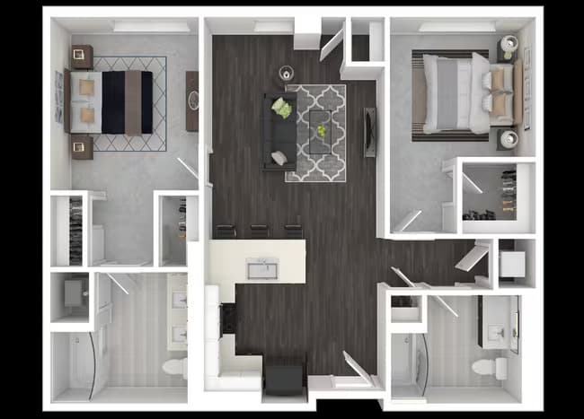 2D 484 floor plan